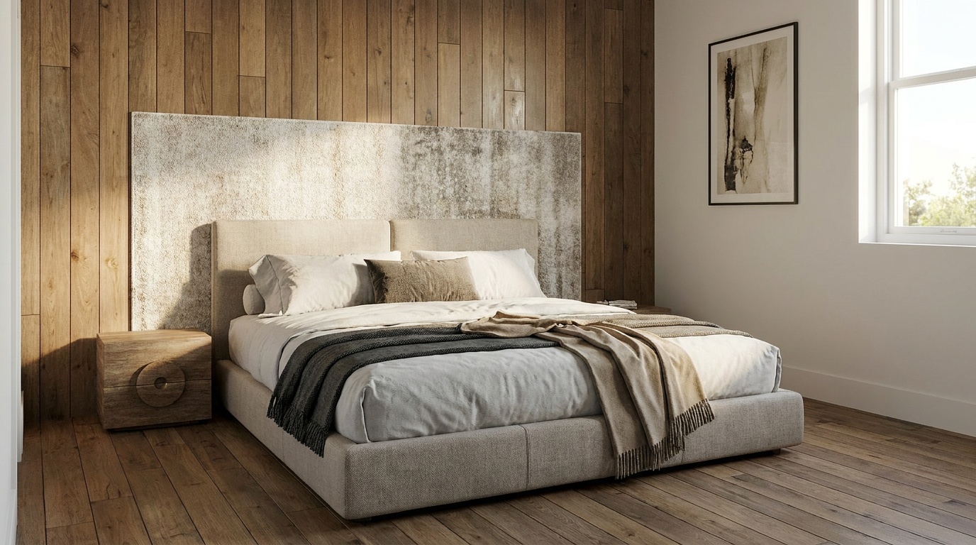Second bedroom - photoreal render pulled from room 6 of the 3D plan