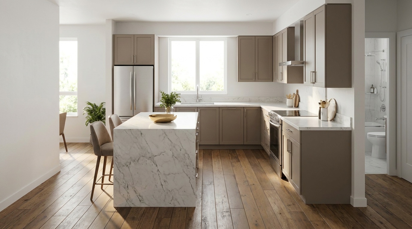 Kitchen - photoreal render pulled from room 2 of the 3D plan